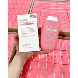 Dung Dịch Vệ Sinh Phụ Nữ X2 Nghệ Nano Whisis pH Girl 200ml Làm Sạch, Khử Mùi, Dưỡng Ẩm, Giảm Viêm| Cherry Beauty 5