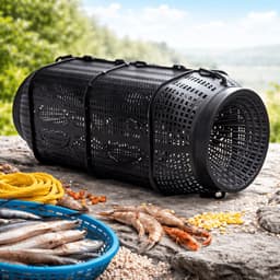 [Hàng Loại 1] Rọ Cá 2 Đầu 50x20cm - Lồng Bẫy Cá Tôm Cua Siêu Bền, Bẫy Cá Chép Trắm Trôi Hiệu Quả 1