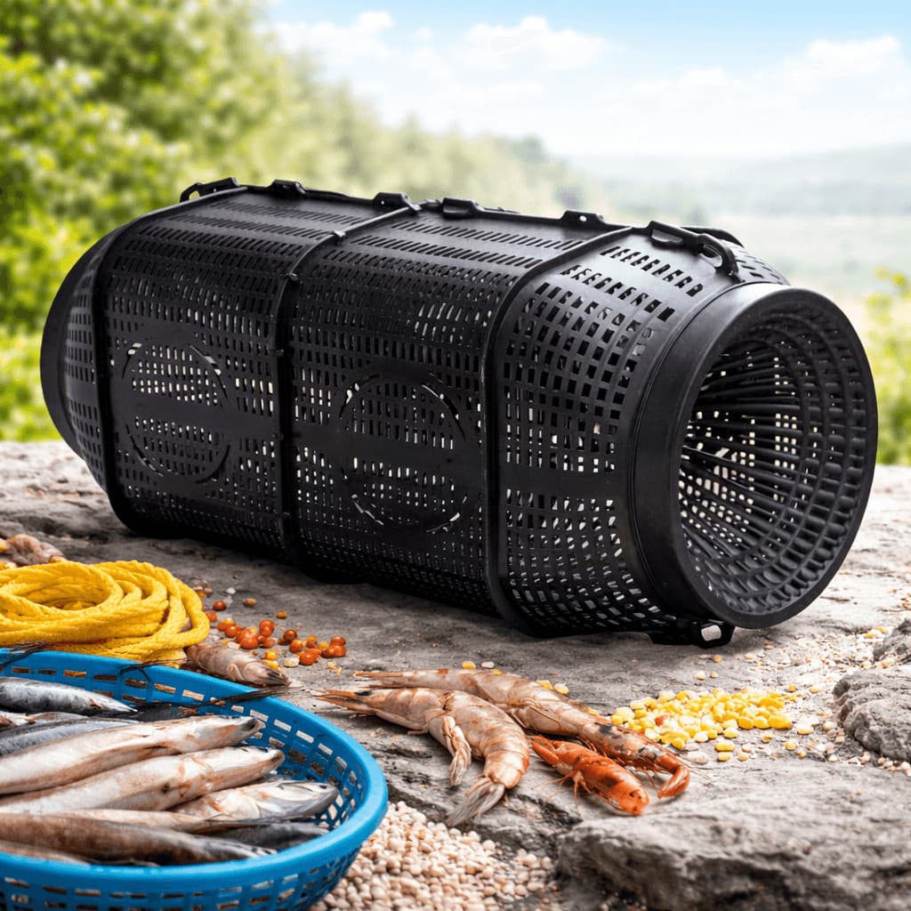 [Hàng Loại 1] Rọ Cá 2 Đầu 50x20cm - Lồng Bẫy Cá Tôm Cua Siêu Bền, Bẫy Cá Chép Trắm Trôi Hiệu Quả