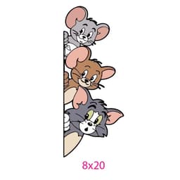 King Decal Decal Tôm&Jeery Dễ Thương Trang Trí Xe Máy, Ô Tô, Xe Tải 1