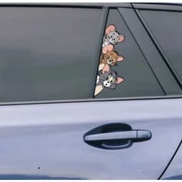King Decal Decal Tôm&Jeery Dễ Thương Trang Trí Xe Máy, Ô Tô, Xe Tải 2