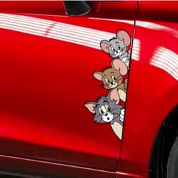 King Decal Decal Tôm&Jeery Dễ Thương Trang Trí Xe Máy, Ô Tô, Xe Tải 3
