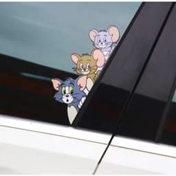King Decal Decal Tôm&Jeery Dễ Thương Trang Trí Xe Máy, Ô Tô, Xe Tải 5