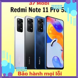 Điện thoại Redmi Note 11 Pro 5G - Snapdragon 695 màn 120Hz full chức năng pin 5000 mAh, tiếng viêt, sủ đc app ngân hàng. 6