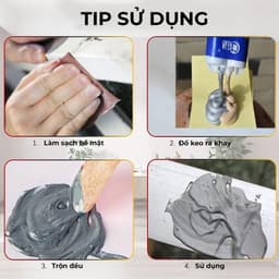 Keo Dán Siêu Dính Chịu Nhiệt 200°C Tuýp 100ml Dán Được Tất Cả Chất Liệu (si le) 8