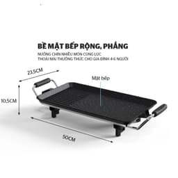 Bếp nướng điện không khói SHD4607 BẢO HÀNH 12 THÁNG, Bếp nướng điện 1500w Hàng Chính Hãng 1