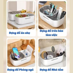 [HOT] Hộp Đựng Đồ Ăn Vặt 2 Lớp LEMON Tết 2026,Rổ Đựng Trái Cây,Hướng Dương Nhỏ Gọn 2 Tầng,Thoát Nước 5602 8