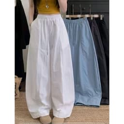 Quần Suông Kaki Thun Hè Dáng Suông Tôn Dáng 2 phân lọai Chiều Dài 95-100cm 5