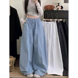 Quần Suông Kaki Thun Hè Dáng Suông Tôn Dáng 2 phân lọai Chiều Dài 95-100cm 4
