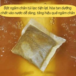"Bột Ngâm Chân Thảo Mộc An Chi Organic 30 Túi: Ngải Cứu Gừng Giữ Ấm, Giảm Đau Khớp, Khử Hôi Chân (al)" 5