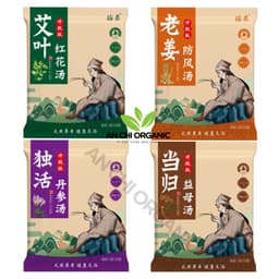 "Bột Ngâm Chân Thảo Mộc An Chi Organic 30 Túi: Ngải Cứu Gừng Giữ Ấm, Giảm Đau Khớp, Khử Hôi Chân (al)" 1