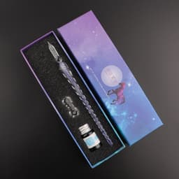 BỘ BÚT THỦY TINH HÀ - Bút Chấm Mực Cổ Trang Luyện Chữ Hán Học Tiếng Trung 3