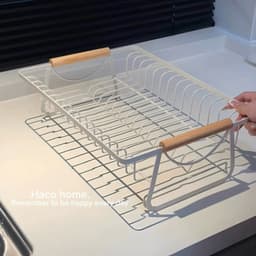 Kệ Để Bát Đĩa Đa Năng Với Khay Hứng Nước, Giá Để Vung, Tiết Kiệm Không Gian Bếp(05) 3