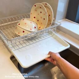 Kệ Để Bát Đĩa Đa Năng Với Khay Hứng Nước, Giá Để Vung, Tiết Kiệm Không Gian Bếp(05) 5