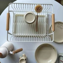 Kệ Để Bát Đĩa Đa Năng Với Khay Hứng Nước, Giá Để Vung, Tiết Kiệm Không Gian Bếp(05) 8