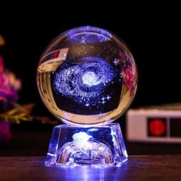 Đèn Ngủ Quả Cầu Pha Lê 3D Thủy Tinh Phát Sáng Trang Trí, Quà Tặng Đế Thủy Tinh 6