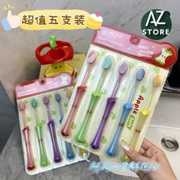 Set 5 Chiếc Bàn Chải Hình Quả Táo Siêu Dễ Thương 2