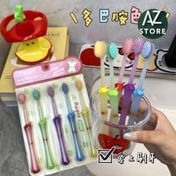 Set 5 Chiếc Bàn Chải Hình Quả Táo Siêu Dễ Thương 3
