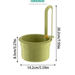 Giỏ lọc treo bồn rửa , Bộ lọc rác nhà bếp nắp dưới có thể mở sáng tạo, có thể tháo rời Dễ dàng làm sạch Túi đựng 5