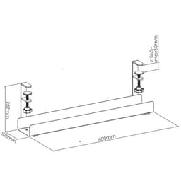 Khay Đi Dây Kẹp Bàn HyperWork CM01 / CM02 / CM03 Chính Hãng – Quản Lý Dây Điện Gọn Gàng 9