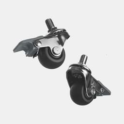 Bộ Bánh Xe Cho Bàn Nâng Hạ HyperWork Size M8/M10 (Tải Trọng 120kg) - Khóa Bánh Chống Xước Sàn 2