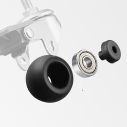 Bộ Bánh Xe Cho Bàn Nâng Hạ HyperWork Size M8/M10 (Tải Trọng 120kg) - Khóa Bánh Chống Xước Sàn 6