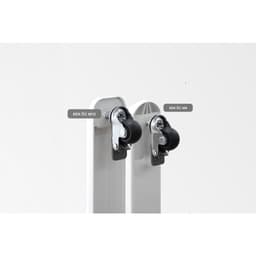 Bộ Bánh Xe Cho Bàn Nâng Hạ HyperWork Size M8/M10 (Tải Trọng 120kg) - Khóa Bánh Chống Xước Sàn 7