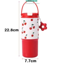 Bình Nước Giữ Nhiệt, Cốc Uống Giữ Nhiệt Di Động Bằng Thép Không Gỉ 304, Dung Tích Lớn 710ML Chống Rò Rỉ 2