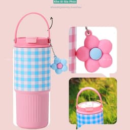Bình Nước Giữ Nhiệt, Cốc Uống Giữ Nhiệt Di Động Bằng Thép Không Gỉ 304, Dung Tích Lớn 710ML Chống Rò Rỉ 4