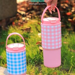 Bình Nước Giữ Nhiệt, Cốc Uống Giữ Nhiệt Di Động Bằng Thép Không Gỉ 304, Dung Tích Lớn 710ML Chống Rò Rỉ 6