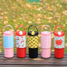 Bình Nước Giữ Nhiệt, Cốc Uống Giữ Nhiệt Di Động Bằng Thép Không Gỉ 304, Dung Tích Lớn 710ML Chống Rò Rỉ 1