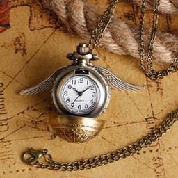 Đồng hồ SNITCH Ha.rry Pot.ter kim loại dây chuyền phong cách retro cổ diện sang trọng 2