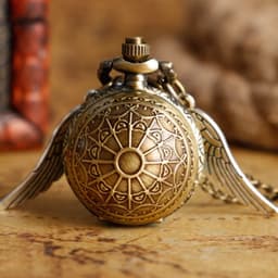 Đồng hồ SNITCH Ha.rry Pot.ter kim loại dây chuyền phong cách retro cổ diện sang trọng 3