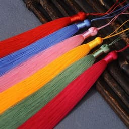 TUA RUA 15CM NHIỀU MÀU - Dây Treo May Mắn Phụ Kiện Cổ Phục Trung Hoa Trang Trí Tết 9
