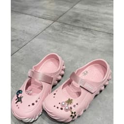 Dép Crocs Echo Mary Jane Clog Cotton Candy 2