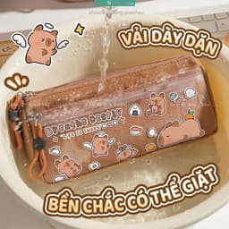 Hộp Đựng Bút Capybara 2026 Mẫu Mới Siêu Cute Dung Tích Lớn Cho Học Sinh Nam và Nữ 4