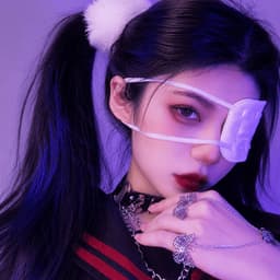 Bịt Mắt 1 Bên Cosplay Anime Nhật Bản - Băng Che Mắt Vải Bông Co Giãn Thời Trang Cá Tính Style Dark Lolita Gothic 5