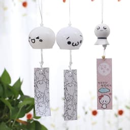 Chuông Gió Thủy Tinh Furin Nhật Bản Biểu Tượng Cảm Xúc Emoji Đáng Yêu - Quà Tặng Lưu Niệm Decor Phòng Ngủ, Ban Công 4