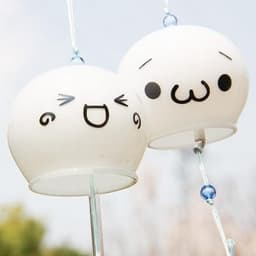 Chuông Gió Thủy Tinh Furin Nhật Bản Biểu Tượng Cảm Xúc Emoji Đáng Yêu - Quà Tặng Lưu Niệm Decor Phòng Ngủ, Ban Công 7