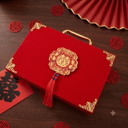 HỘP VALI NẠP TÀI ĐỰNG SÍNH LỄ ÁNH NHŨ - Hộp Đựng Tiền Quà Cưới Trang Sức Của Hồi Môn Sang Trọng Sính Lễ Đám Cưới Đám Hỏi 5