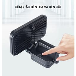 Đèn LED Siêu Sáng Sử Dụng Pin 10 CELL 55 LED Với 2 Chế Độ Sáng, Có Cổng Sạc Điện Thoại USB 4