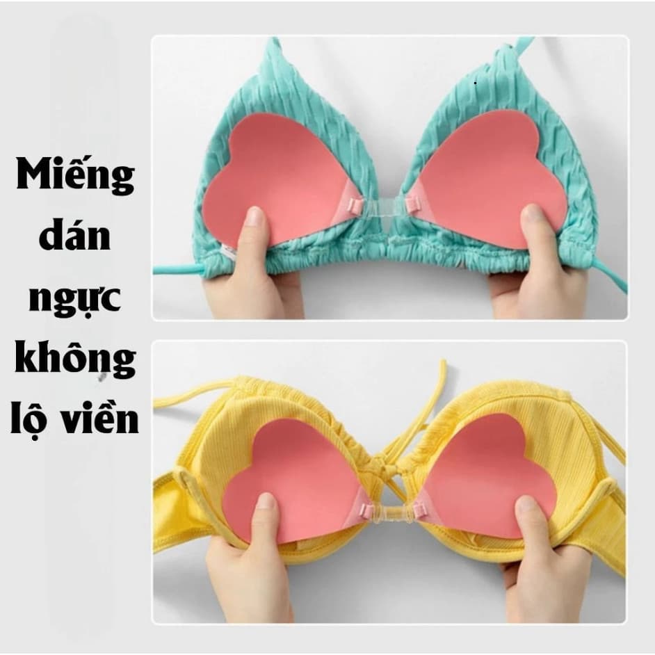 Miếng Dán Ngực Trái Tim Ôm Gọn Siêu Nâng V1, Miếng Dán Keo Chắc Chắn Tôn Dáng Xinh LILIRIA 608