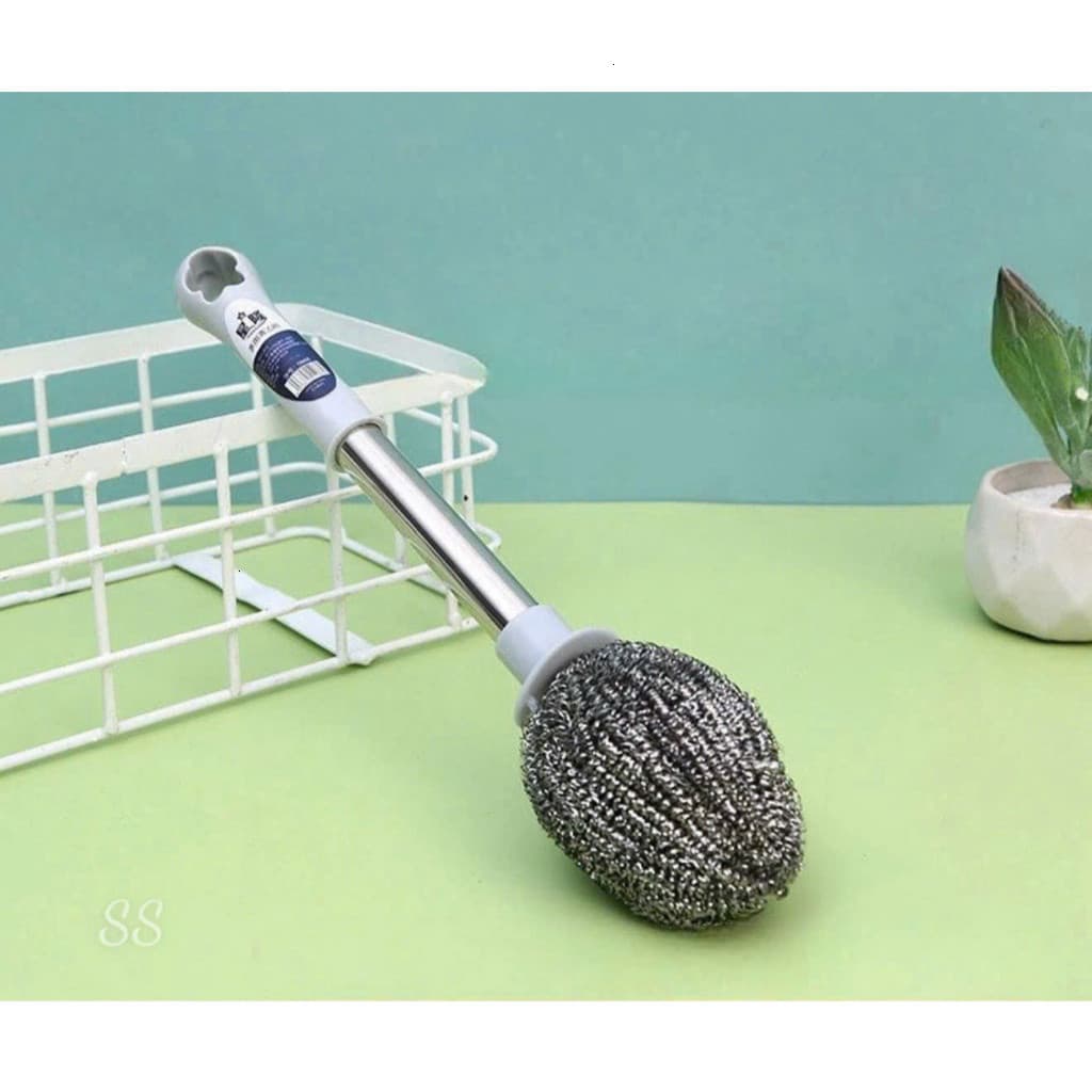 [HOT] Cọ Xong Nồi Có Cán Cầm Tiện lợi , Cây Vệ Sinh Nhà Bếp  VINBEO-[AL99]