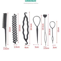Set 6 Dụng Cụ Hỗ Trợ Tết Tóc Tạo Kiểu Tóc Tiện Dụng 6