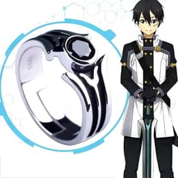 Nhẫn Kirito Sword Art Online S.A.O Anime Hợp Kim Cao Cấp Phụ Kiện Cosplay Freesize 2