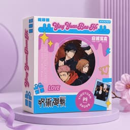 (tặng sticker) Hộp quà viền tròn Jujutsu Kaisen quà sinh nhật sưu tầm nhiều món 2