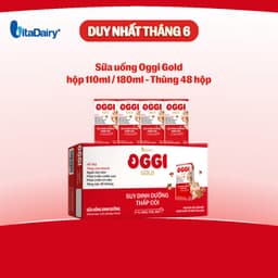 [Thùng 48 Hộp] Sữa Uống Dinh Dưỡng OGGI GOLD 110ml - Hỗ Trợ Tăng Cân, Phát Triển Chiều Cao, Tăng Đề Kháng Cho Bé 2