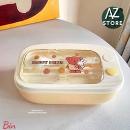 Hộp Cơm Hoạt Hình MIFFY & HAPPY BORIS Siêu Dễ Thương Tiện Lợi 🍀 6