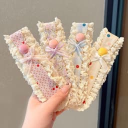 Set 2 Băng Đô Miếng Dán Tóc Velcro Magic Dán Hoa Dễ Thương Thời Trang Hàn Quốc - Phụ Kiện Tóc 🎀🎀FREESHIP🎀🎀 2