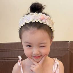 Set 2 Băng Đô Miếng Dán Tóc Velcro Magic Dán Hoa Dễ Thương Thời Trang Hàn Quốc - Phụ Kiện Tóc 🎀🎀FREESHIP🎀🎀 3